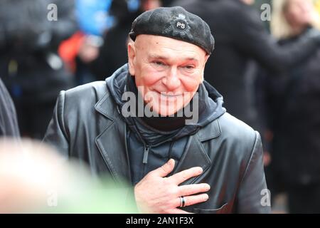 Peter Sebastian, Trauerfeier für Jan Fedder, St. Michaelis, Englische Planke, Hamburg, 14.01.2020 Stockfoto