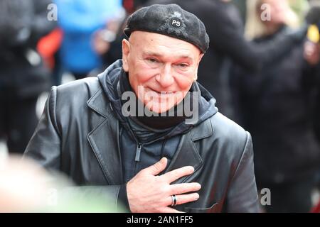 Peter Sebastian, Trauerfeier für Jan Fedder, St. Michaelis, Englische Planke, Hamburg, 14.01.2020 Stockfoto