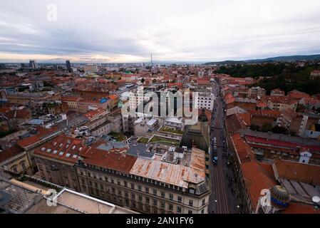 Zagreb Stadtbild Stockfoto