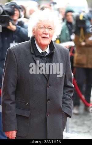 Carlo von Tiedemann, Trauerfeier für Jan Fedder, St. Michaelis, Englische Planke, Hamburg, 14.01.2020 Stockfoto