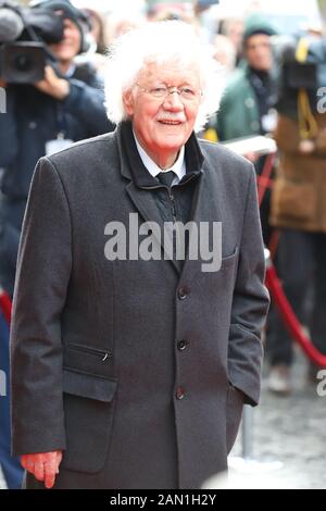 Carlo von Tiedemann, Trauerfeier für Jan Fedder, St. Michaelis, Englische Planke, Hamburg, 14.01.2020 Stockfoto