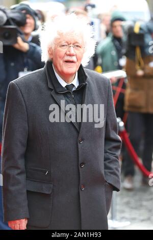 Carlo von Tiedemann, Trauerfeier für Jan Fedder, St. Michaelis, Englische Planke, Hamburg, 14.01.2020 Stockfoto