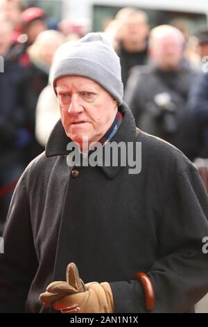 Axel Olsson, Trauerfeier für Jan Fedder, St. Michaelis, Englische Planke, Hamburg, 14.01.2020 Stockfoto