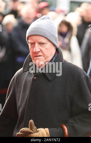 Axel Olsson, Trauerfeier für Jan Fedder, St. Michaelis, Englische Planke, Hamburg, 14.01.2020 Stockfoto