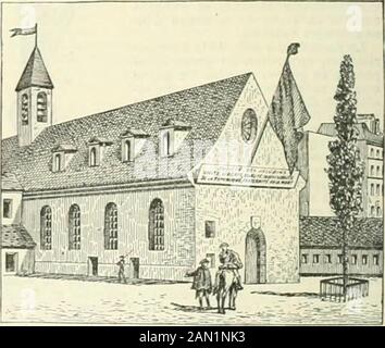 Nouveau Larousse illustré : dictionnaire universel enclopédique . saire. Ceux-ci lempor-tèrent, grâce à lintervention du cardinal dAmboisc. Lecouvent de la rue Saint-Jacques fut fermé en 17790, puisdémoli. Des deux autres couvents que les jacobins pos-sédaient à Paris, lun, situé au faubourg Saint-Germain,est devenu lo Comité et section technique de lartillerie,et sa chapelle est léglise de Saint-Thomas-dAquin; Lau-tre, voisin de la rue Saint-Honoré, après avoir donné sonnom au fameux Club Révolutionnaire, qui se Réunissaitdans sa bibliothèque, a été démoli; le marché Saint-Ho-noré occupe un Stockfoto