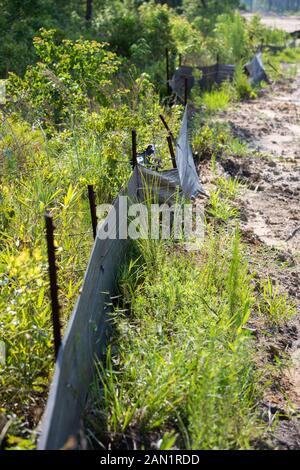 Aufbewahrung von Teichen zur industriellen Arbeit Zone Stockfoto