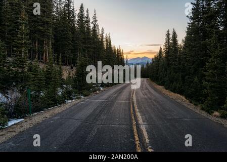 Mount Evans Road in der Nähe von Denver, Colorado Stockfoto