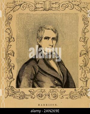 Die Präsidenten der Vereinigten Staaten: Von Washington nach Fillmore. HARRISON. William Henry Harrison, der neunte Präsident der Vereinigten Staaten, wurde am 9. Februar in Berkeley, Charles City County, Virginia geboren. Seine Vorfahren ließen sich etwa 1640 in Vir-ginia nieder, und der Familienname war immer amongder prominenteste in ihrer Geschichte. Sein Vater Benjamin Harrison war ein auffälliger Patriot der Revolution. Er war sehr junger Mann, der seine Heimat seit vielen Jahren im Haus der Einbrüche ehrenvoll vertrat, und am Vorjahressprung im November 1764 einer von denen seiner unterscheidbaren Mitglieder chos war Stockfoto