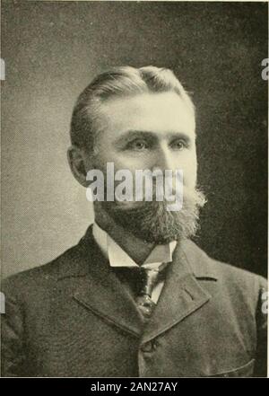 Universitäten und ihre Söhne; Geschichte, Einfluss und Eigenschaften der amerikanischen Universitäten, mit biografischen Skizzen und Porträts von Alumni und Ehrenzeichenempfängern . Schulschule und öffentliche Schule in Milwaukee am Concordia College; graduierte Hochschule für Physi-cier und Chirurgen von Columbia, im Jahr 1886; Hat seitdem seinen Beruf in Milwaukee ausgeübt; County Physicianthree Begriffe; auf Chirurgische Mitarbeiter des Johnston Emer-gency Krankenhauses und Mitglied seines Verwaltungsrates; Surgeon Milwaukee Hospital and TrinityHospital; Consulting Surgeon Milwaukee CountyHospital; Professor of Stockfoto