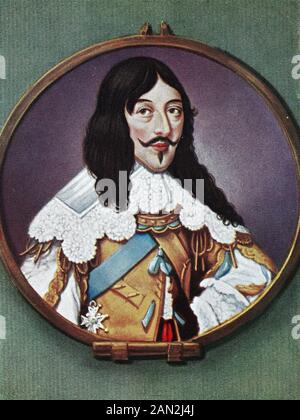 Ludwig XIII., 27. September 1601 - 14. Mai 1643, war ein Monarch des Hauses Bourbon, der von 1610 bis 1643 als König von Frankreich regierte und von 1610 bis 1620 König von Navarra als Ludwig II., als die Krone Navarras mit der französischen Krone verschmolzen wurde. / Ludwig XIII., 27. September 1601 - 14. Mai 1643, war ein Monarch des Hauses Bourbon, der von 1610 bis 1643 als König von Frankreich und von 1610 bis 1620 als König von Navarra als Ludwig II Registrator, als die Krone von Navarra mit der französischen Krone, historisch, digital verbesserte Wiedergabe eines Originals aus dem 19. Jahrhundert/Digi Stockfoto