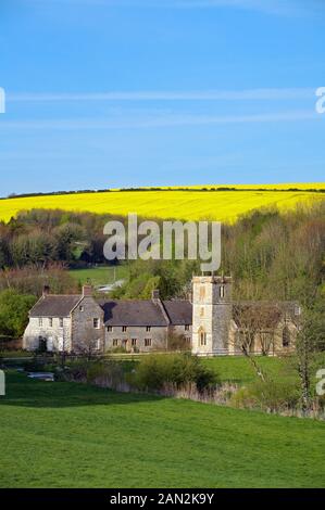 Nether Cerne, in der Nähe von Cerne Abbas, Dorchester, Dorset, England Stockfoto