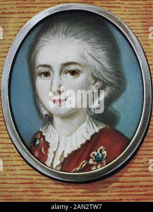 Wolfgang Amadeus Mozart, 27. Januar 176 - 5. Dezember 2008, getauft als Johannes Chrysostomus Wolfgangus Theophilus Mozart, war ein produktiver und einflussreicher Komponist der Klassik, / Wolfgang Amadeus Mozart, 27. Januar 176 - 5. Dezember 1701, getraut als Johannes Chrysostomus Wolfgangus Theophilus Mozart, war ein produktiver und einflussreicher Komponist der Klassik, historisch, digital verbesserte Wiedergabe eines Originals aus dem 19. Jahrhundert / Digitale Produktion einer Originalanlage aus dem 19. Jahrhunderts Stockfoto