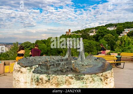 Der Garten der Philosophen in Budapest, Ungarn Stockfoto