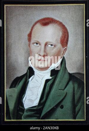 Johann Ludwig Tieck, 31. Mai 1773 - 28. April 1853, war ein deutscher Dichter, Belletrist, Übersetzer und Kritiker. Er war einer der Gründungsväter der Romantischen Bewegung im späten 18. Und frühen 19. Jahrhundert / Johann Ludwig Tieck, 31. Mai 1773 - 28. April 1853, war ein deutscher Dichter, Schriftsteller, Übersetzer und Kritiker. Er war einer der Gründerväter der Romantik im 18. Und frühen 19. Jahrhundert, historisch, digital verbesserte Wiedergabe eines Originals aus dem 19. Jahrhundert / Digitale Produktion einer Originalanlage aus dem 19. Jahrhunderts Stockfoto