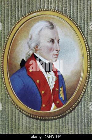 Friedrich Wilhelm III., Friedrich Wilhelm III., 3. August 1770 - 7. Juni 1840, war von der Zeit von 1797 bis zur Zeit des Jahres 1840 König von Preßburg, / Friedrich Wilhelm III., Friedrich Wilhelm III., 3. August 1770 - 7. Juni 1840, war von 17920 bis um 1800 König von Preßen, historisch, digital verbesserte Wiedergabe eines Originals aus dem 19. Jahrhundert / Digitale Produktion einer Originalanlage aus dem 19. Jahrhundert. Jahrhunderts Stockfoto