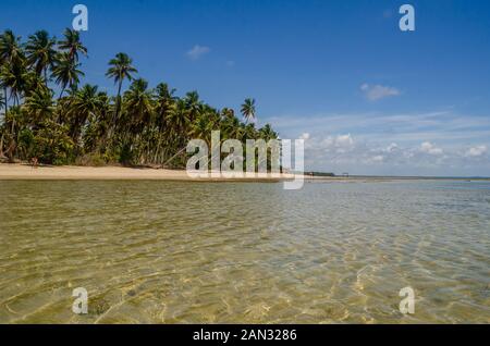 Landschaften auf 'Insel Boipeba", Strände in Bahia, Brasilien