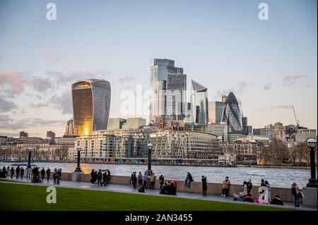 Skyline von London, London, Großbritannien Stockfoto