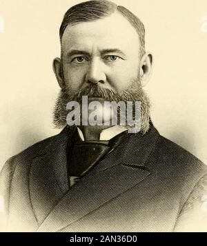 Die Berufs- und Industriegeschichte von Suffolk County, Massachusetts. E State Board of PoliceCommissioners, waren seine Partner. Alanson W. Beard, der vortragende Sammler der Vereinigten Staaten von Zoll für den Hafen von Boston; AldermanSydney Gushing und Stadtrat John Taylor waren alle in der Dienststelle von Herrn Galloupe. Nach seinem Ausscheiden aus dem Bekleidungsgeschäft im Jahr 1862 bot Herr Galloupepeder Regierung der Vereinigten Staaten im Anschluss an das war Department in Boston seine Dienste an und wurde beauftragt, die Kleidung und die ekpiipment-Verträge, in denen er ohne Entschädigung servedierte, in Auftrag zu geben Stockfoto