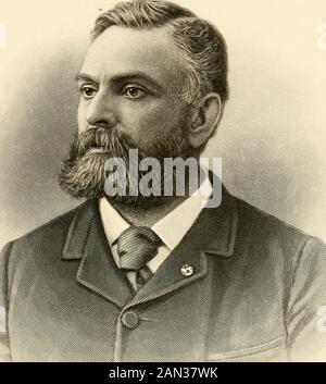 Berufs- und Industriegeschichte von Suffolk County, Massachusetts. 0,1875), seine Anbetung zum hundertjährigen Jubiläum der Massachusetts Society of the Cincinnati (4. Juli 1883) und seine Rede auf dem Banquetof der General Society of the Cincinnati in Baltimore (Ma)^, 1800), die historische Bedeutung hat. Während des größeren Teils seines Geschäftslebens lebte Cobb auf Der Hochlandstraße in Roxbury, da er für seinen nebenan gelegenen neuen^hbor Rev. GeorgePutnam, D. D. D. hatte, dessen Kirche er lange Zeit eines der aktivsten und wertvollsten Mitglieder war. 1878 zog er in die Boylston Street in Boston und in die Subsequen Stockfoto