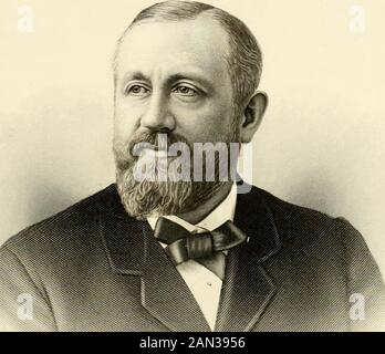 Die Berufs- und Industriegeschichte von Suffolk County, Massachusetts, zeigt einen guten Willen und zeigt Untaten an Benefizenz. Man könnte von ihm sagen, wie von Zisbrother Amos gesagt wurde, dass jeder Tag seines Lebens ein Segen für einen war.Er war ein religiöser Mann im Prinzip und Gefühl, im Herzen und im Leben; Abeliever, dessen christlicher Beruf in all seinem Verhalten exemplarisch dargestellt wurde.Er war Mitglied der Brattle Street Church und ein regelmäßiger anddevout, der sich mit der Verwaltung des Evangeliums beschäftigte. Die Wirklichkeit des Zisglaubens und der Hoffnung auf die Verheißungen des Evangeliums glänzen hell in der unerschütterlichen Resignation mit WH Stockfoto