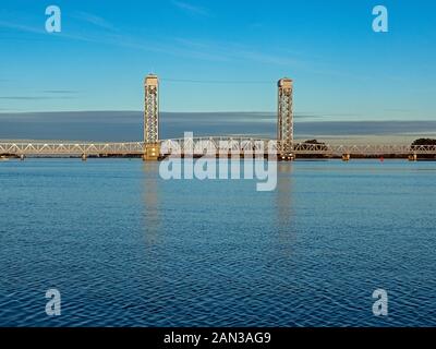 Rio Vista Brücke, Nordkalifornien Stockfoto