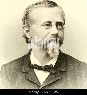 Die Berufs- und Industriegeschichte von Suffolk County, Massachusetts. Von dieser Vereinigung, die am 17. November 1890 in Höhe von tausend Dollar verabschiedet wurde, und hat bei diesem Ausschuss die Wertpapiere hinterlegt, eine Erklärung, in der dieses Dokument beigefügt ist. Und die besagte Bank erhielt die genannten Kreditscheine zu den in dieser Abstimmung dargelegten Bedingungen und stimmt zu, den Betrag der besagten Bescheinigung mit Zinsen dafür zu bezahlen, wie in dieser Abstimmung vorgesehen. Die durch die oben genannte Entscheidung genehmigten Darlehensbescheinigungen wurden erstickt (m No^ember 1!), 1890, und die letzten wurden am 6.181)0 Dezember ausgestellt, zu dem letztgenannten Datum t Stockfoto