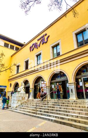 Eingang Mercat de l'Olivar, Palma, Mallorca, Spanien Stockfoto