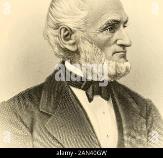 Die Berufs- und Industriegeschichte von Suffolk County, Massachusetts, und die nicht bereit waren, alle ihre Transactionsby mit den künstlichen Arrangements eines kommerziellen Systems zu vereinbaren, die ohne Bezug auf ihre Wünsche oder Wünsche konstruiert wurden. Es war nicht lange zuvor, dass Massachusetts gegen die Akte des Vorstandes protestierte; Und die meren Chants von Boston äußerten sich empört über die Beschränkungen, die es auf ihren Handel setzen würde, und bestanden darauf, dass sie so viele Engländer wie die in England waren und daher ein Recht auf alle Privilegien hatten, die die Menschen in England genossen. Was für eine Unvermeidlichkeit Stockfoto