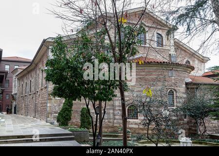 Balat, Fatih, Istanbul/Türkei - am 13. Januar 2020: Der Patriarchalkirche des hl. Georg, Konstantinopel Ökumenischen Orthodoxen Patriarchats Außenansicht Stockfoto