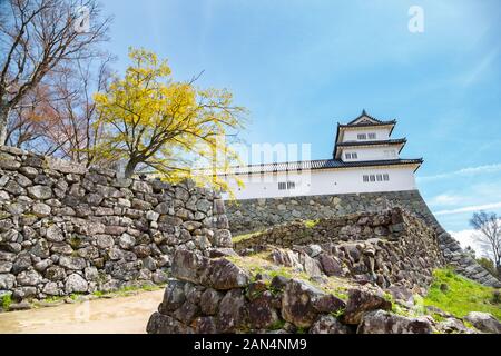 Gasthof Schloss in Shiga, Japan Stockfoto