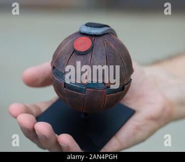 Star Wars Thermal detonator Replik von einem prop Teekocher. Stockfoto