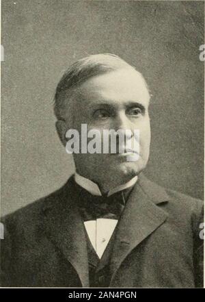 Universitäten und ihre Söhne; Geschichte, Einfluss und die Merkmale der amerikanischen Universitäten, mit biographischen Skizzen und Porträts von Alumni und Empfänger der Ehrentitel. cern aufgenommen wurde, becamePresident des Unternehmens dann gebildet. Er retiredpartially 1893, diente dann als Vizepräsident des Unternehmens; in den Ruhestand ausschließlich im Jahr 1899. Herr Perryis ein Mitglied der Universität, Spieler, Cliurch andEngineers Clubs, dem Jahrhundert Association, AmericanSociety der Maschinenbauingenieure, die Gesellschaft der MiningEngineers, die Institution der Bauingenieure ofLondon und der Neu-england Gesellschaft. Er ma Stockfoto