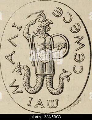 Handbuch der Archäologie, ägyptische, griechische, etruskische und römische. Stockfoto