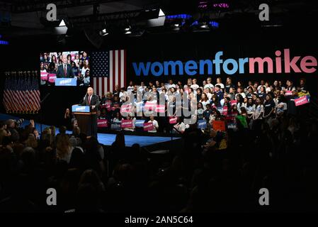 Mike Bloomberg "Women for Mike" Movement Kickoff Event, US Presidential Election Campaigning, Sheraton Hotel, New York - 15. Januar 2020 - Michael Bloombe Stockfoto