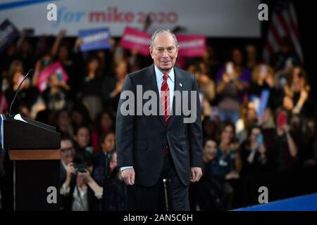 Mike Bloomberg "Women for Mike" Movement Kickoff Event, US Presidential Election Campaigning, Sheraton Hotel, New York - 15. Januar 2020 - Michael Bloombe Stockfoto