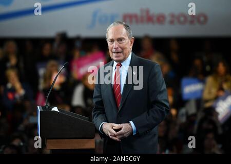 Mike Bloomberg "Women for Mike" Movement Kickoff Event, US Presidential Election Campaigning, Sheraton Hotel, New York - 15. Januar 2020 - Michael Bloombe Stockfoto