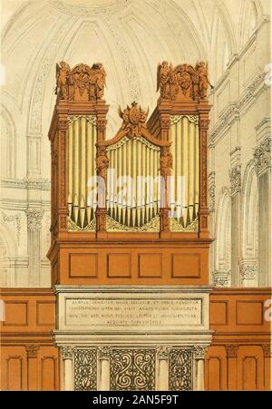 Die Box der Pfeifen: Ein illustriertes Buch über die Orgel: mit Notizen über Orgeln im In- und Ausland. PAULS KATHEDRALE IN LONDON. alte Orgel. (HodsOTiLiLK Jooper S. 13 "REdLion. Sq:W.C. Jioston Öffentliche Bibliothek. THEboxofwhistlesill 00 norb Stockfoto