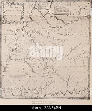 Die Wilderness Trail; oder, die Ventures und Abenteuer von der Pennsylvania Händler auf dem Allegheny Pfad, mit einigen neuen Annalen des alten Westens, und die Aufzeichnungen der einige starke Männer und einige schlechte. John Finley; und Kentucky vor Boone 213 möglicherweise abgelehnt werden. Draper Schlussfolgerungen wurden jedoch frequentlyformed von Kum Beweis, von dem alle ist nicht vorhanden, auch in hisnotes; er war immer bei den Schlussfolgerungen vorsichtig, so dass Seine accountseems wahrscheinlich, auch wenn sie nicht positiv. Draper glaubt, dass die Stadt LittlePict Eskippakithika war, auf Lulbegrud Creek von Red River ofKentucky, zwanzig-fi Stockfoto