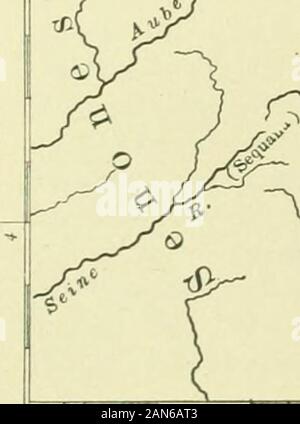 Caesars Gallischen Krieg; (Allen und Greenough ed.). Stockfoto