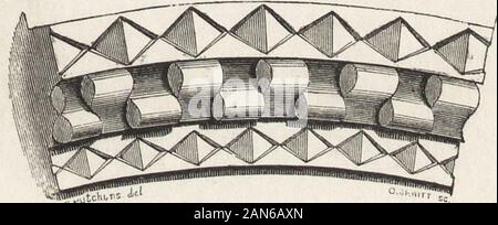 Eine Einführung in das Studium der gotischen Architektur. 51. Abtei Malmesbury, Wiltshire, das Billet.. 66 Norman Skulptur. Geschnitzte Verzierung machte große Fortschritte bei thetwelfth Jahrhundert. Wir haben durch das Zeugnis, dass die ofGervase Meißel nicht im gloriouschoir von Conrad in Canterbury, die zwi- schen gebaut wurde 1096 und 1130 verwendet werden und eine Prüfung der oldwork beweist die Richtigkeit seiner Aussage; alle thesculptured Ornament auf der alten Arbeit ist flach, andsuch wie könnte sehr gut mit der Axt, die ist nicht ein schlechtes Werkzeug in den Händen eines geschickten Arbeit - Mann ausgeführt werden, und es ist immer noch commo Stockfoto