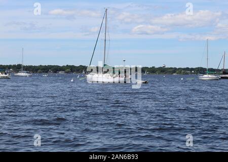 Ein schönes Segelboot Stockfoto