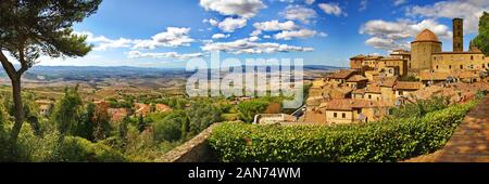 Volterra ist eine malerische Stadt in der Toskana Stockfoto