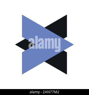 Einzigartige Logo, welches Ihrem Unternehmen helfen kann, angebaut Stock Vektor