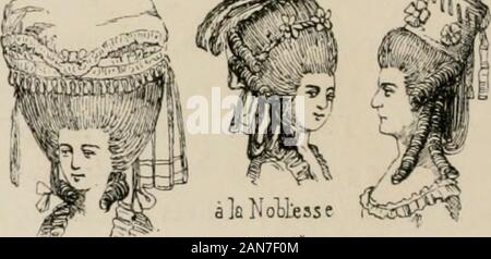 Jahrhundert; seine Institutionen, Sitten und Trachten Frankreich, 1700-1789. . Le Chien. couchan. t-BometauHtnsson ii Ailes 3 eFapiIlra. ijaMoh &. Stockfoto