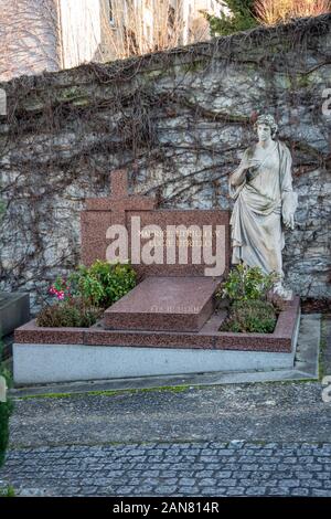 Grab von Maurice Utrillo und Lucie Valore. Montmartre. Saint-Vincent Friedhof. Stockfoto