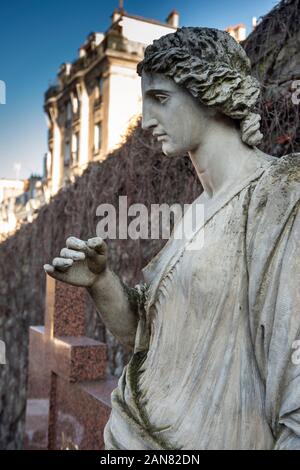 Grab von Maurice Utrillo und Lucie Valore. Montmartre. Saint-Vincent Friedhof. Stockfoto