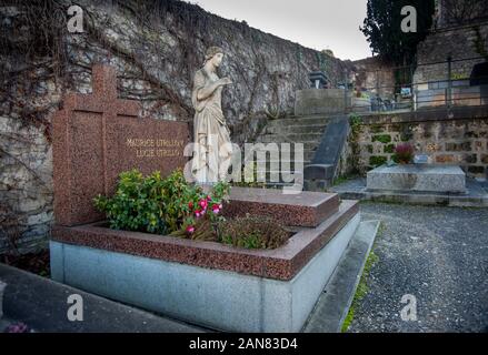 Grab von Maurice Utrillo und Lucie Valore. Montmartre. Saint-Vincent Friedhof. Stockfoto