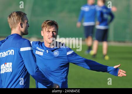 KSC Training in Spanien mit Jerome Gondorf und Olaf Malolepski Flippers Stockfoto