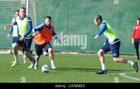 KSC Training in Spanien mit Jerome Gondorf und Olaf Malolepski Flippers Stockfoto