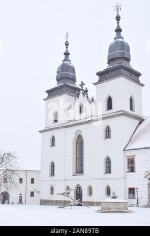 Der Gotik und der Renaissance Basilika St. Prokopius in Trebic Kloster, UNESCO-Welterbe, Tschechische Republik Stockfoto